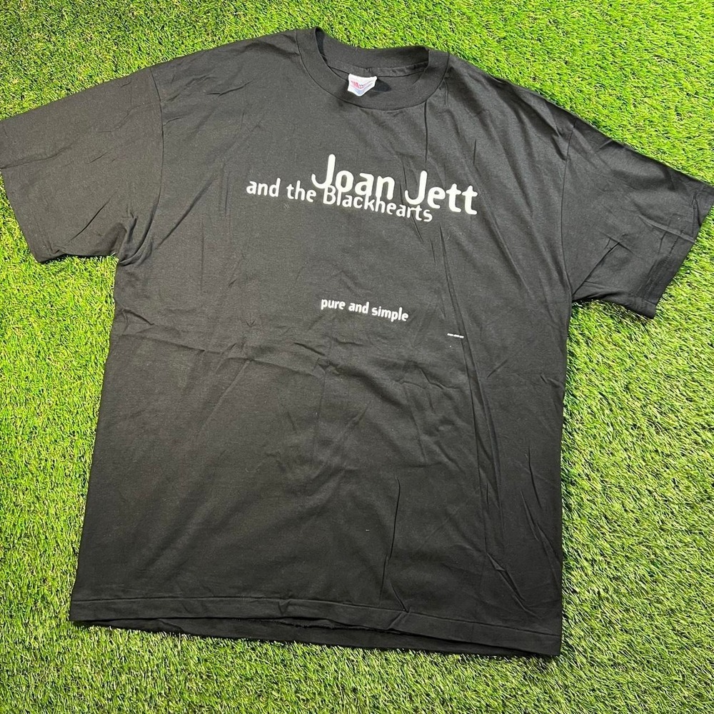 Vintage 1994 Joan Jett Blackhearts Pure And Simple T-Shirt XL Single Stitch Punk